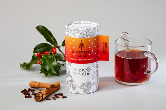 Christmas Chai with Rooibos, Cinnamon & Vanilla (Caffeine-Free)