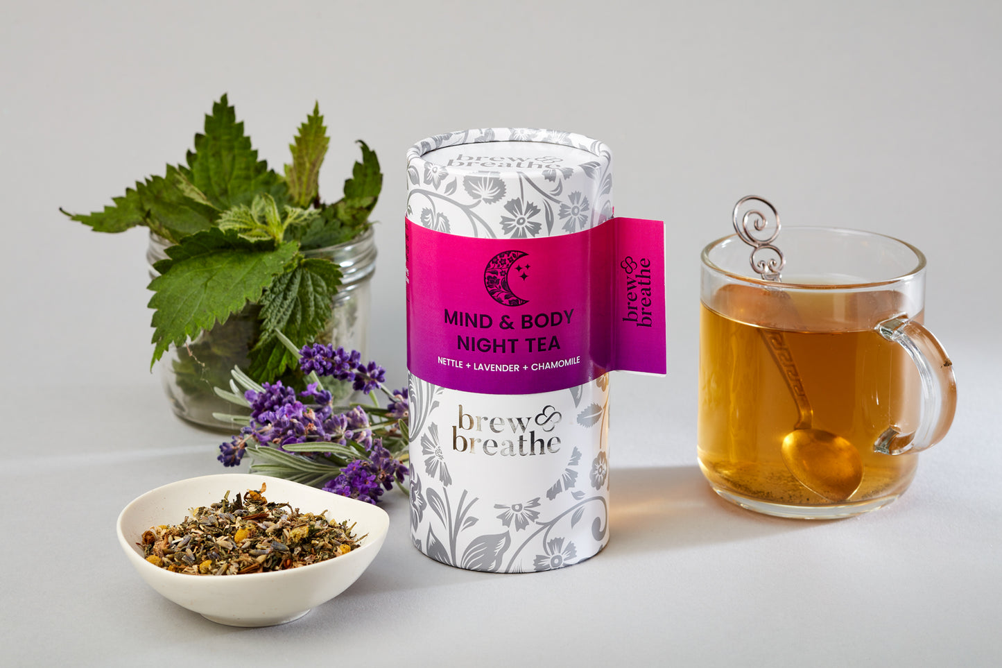 Mind & Body Night Tea with Nettle, Levander and Chamomile